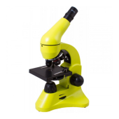 Микроскоп с экспериментальным комплектом K50 Levenhuk Rainbow 50L 40x - 800x цвета лайм 69074