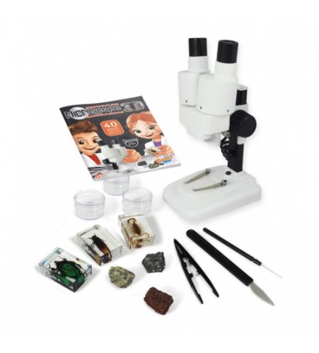 Бинокулярный микроскоп до 20х с принадлежностями Буки 8+ MR500