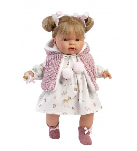 Lelle Joelle 38 cm ar mānekli, mīkstais ķermenis Spānija LL23854 Lelle Joelle 38 cm ar mānekli, mīkstais ķermenis Spānija LL23854