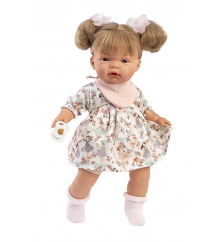 Lelle Joelle 38 cm, raud, runā, ar mānekli, mīkstais ķermenis Spānija LL38368 Lelle Joelle 38 cm, raud, runā, ar mānekli, mīkstais ķermenis Spānija LL38368
