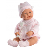 Кукла малыш девочка София 45 см с соской (виниловое тело) Испания LL45024