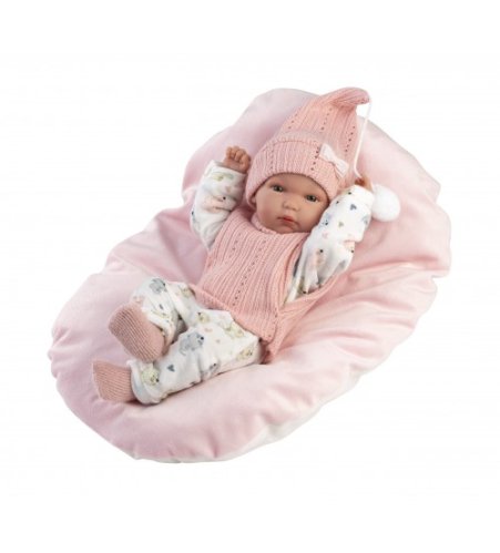 Lelle zīdainis Bimba meitene ar sedziņu un mānekli (vinila ķermenis) 35 cm Spānija LL63504 Lelle zīdainis Bimba meitene ar sedziņu un mānekli (vinila ķermenis) 35 cm Spānija LL63504