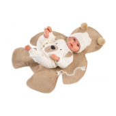 Кукла младенец с одеялом 36 см (плачет, говорит, с соской, мягкое тело) Испания LL63645