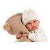 Lelle zīdainis Osito ar sedziņu 36 cm (raud, runā, ar mānekli, mīkstais ķermenis) Spānija LL63645