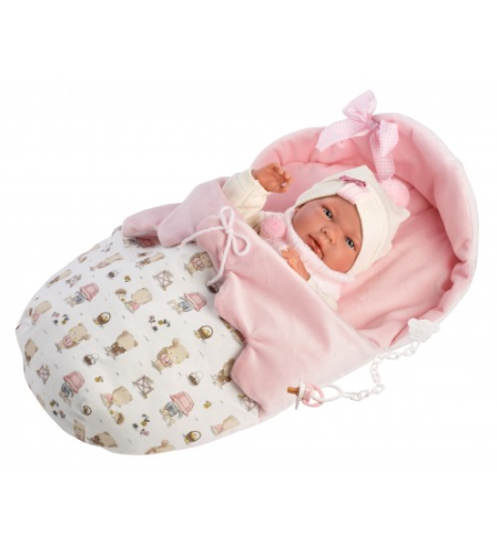 Кукла малышка Ника 40 см c одеялком и соской (виниловое тело) Испания LL73884