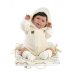 Кукла младенец Мими 42 см (сумка, плачет, говорит, с соской, мягкое тело) Испания LL74110