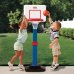 Basketbola grozs bērniem ar mini bumbu regulējams 60-120 cm, no 1,5 līdz 5 gadiem 620836000