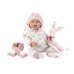 Lelle zīdainis Mimi 42 cm (sedziņa, raud, runā, ar mānekli, mīkstais ķermenis) Spānija LL74030 Lelle zīdainis Mimi 42 cm (sedziņa, raud, runā, ar mānekli, mīkstais ķermenis) Spānija LL74030