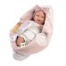 Lelle zīdainis Mimi 42 cm (pārnes. soma, smejas, runā, ar mānekli, mīkstais ķermenis) Spānija LL74044 Lelle zīdainis Mimi 42 cm (pārnes. soma, smejas, runā, ar mānekli, mīkstais ķermenis) Spānija LL74044