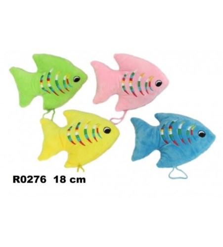 Plī&scaron;a zivs 18 cm dažādas (R0276) 138675