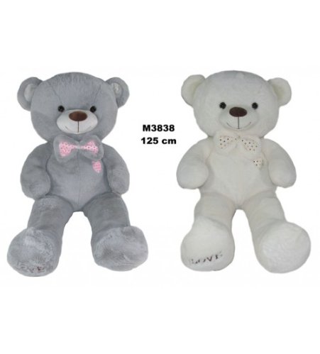 Plī&scaron;a lacis 125 cm LOVE (M3838) dažādas 172679