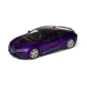 Металлическая моделька машинка BMW i8 1:36 KT5379A