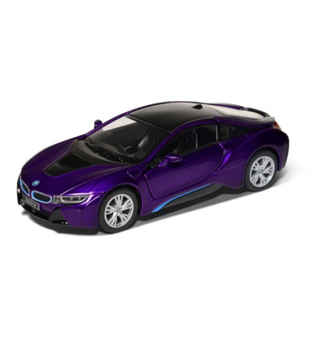 Металлическая моделька машинка BMW i8 1:36 KT5379A Металлическая моделька машинка BMW i8 1:36 KT5379A