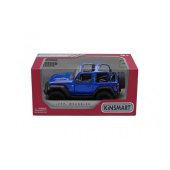 Metāla ma&scaron;īnas modelis 2018 Jeep Wrangler (Open Top) kastē 1:34 KT412WA