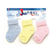 0-3 месяца  (9,7-12 cm) носки с плоским швом хлопок 3 пары 3-PAK/SKGW-MIX-0-3-GIRL