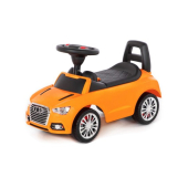 Каталка-автомобиль "SuperCar" со звуковым сигналом (оранжевая) 1+ PL84569