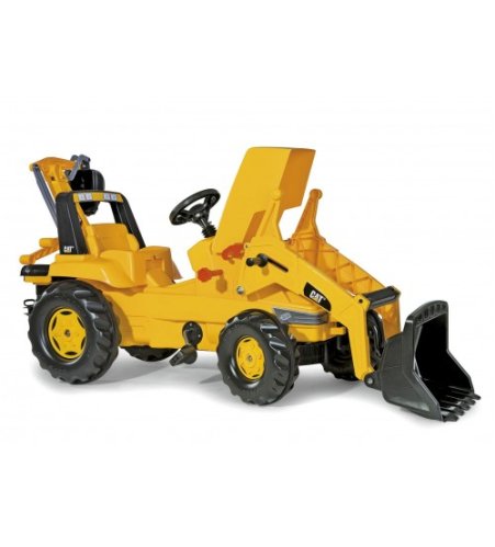 Педальный трактор с двумя ковшами rollyJunior CAT (3-8 лет) 813001
