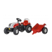 Педальный трактор Rolly KID Steyr 6165 CVT с прицепом 012510 (2,5-5 лет ) Германия Педальный трактор Rolly KID Steyr 6165 CVT с прицепом 012510 (2,5-5 лет ) Германия