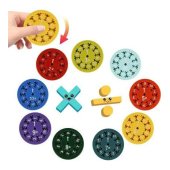 Izglītojo&scaron;a rotaļlieta (reizina&scaron;ana/dalī&scaron;ana) Math Fidget Spinner, 9gab. R144242