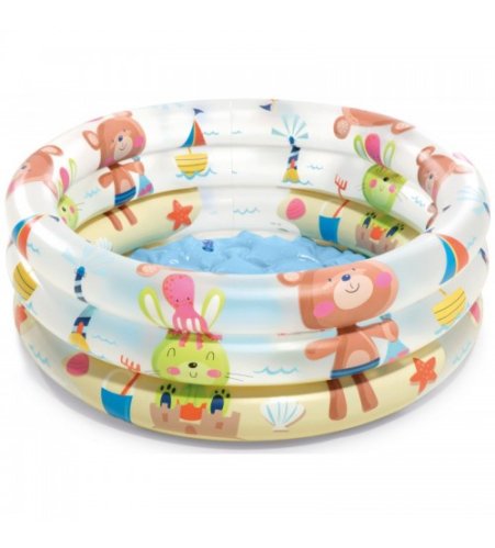 Baseins bērniem piepū&scaron;amais ar piepu&scaron;āmo dibeni Dinozauri 33 lit. 61сmx22cm 57106