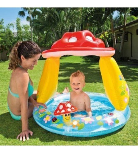 Baseins bērniem piepū&scaron;amais ar piepu&scaron;āmo dibeni Mu&scaron;mire 45 lit. 102х89 cm 57114