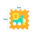 Paklājiņ&scaron; mazuļiem Puzzle EVA Transports (9 kvadrāti, 32x32 cm )  no 10 men. CB39128
