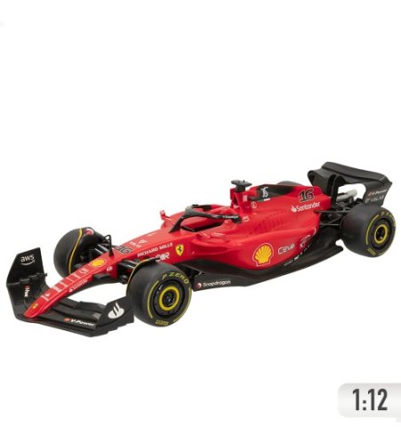 Radiovadāmā ma&scaron;īna Ferrari F1-75 Escala 1:12 (uz baterijām) 6+ CB41271