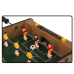 Игра настольная Деревянный настольный футбол 60x30x20 cm 6+ CB43310