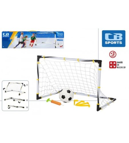 Futbola vārti salokāmi 90x59x59cm CB Sport 3+ CB43482 Futbola vārti salokāmi 90x59x59cm CB Sport 3+ CB43482