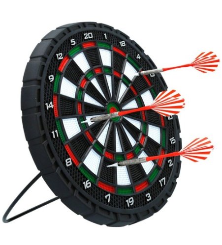 Darts komplekts ar 3 asām &scaron;autriņām &Oslash;31 cm 14+ CB44930
