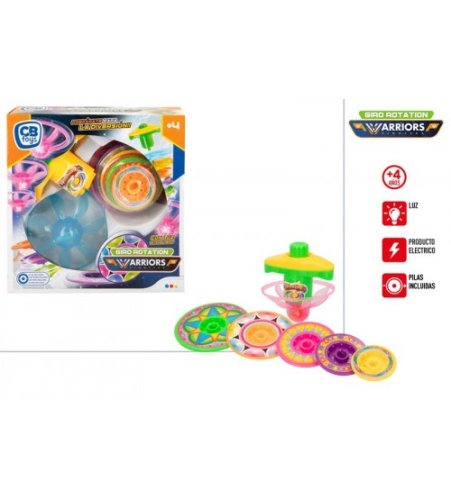 Spēle ar uzvelkamiem vilciņiem ar gaismiņām Giro Rotation Warriors dažādas 4+ CB45702
