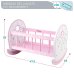 Dabīgā koka šūpošanas gultiņa lellēm no 30 līdz 40 cm 3+ CB46474 Dabīgā koka šūpošanas gultiņa lellēm no 30 līdz 40 cm 3+ CB46474