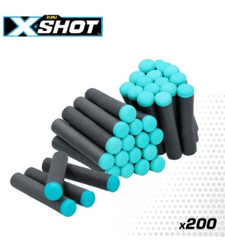 Porolona &scaron;autriņas 200 gab. X-Shot  ZURU  CB46926