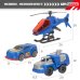 Policijas automa&scaron;īna, autocisterna, helikopters CB47281