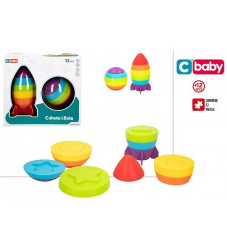 Piramīda Raķete + bumba saliekama 12 gb. no 12 men. CB47395