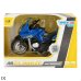Metāla motocikls ar plastm. elementiem, inercija  12 cm dažādas CB47482