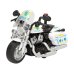 Metāla motocikls Police ar plastm. elementiem, inercija, skaņa, gaisma 13 cm dažādas CB47495