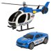 Policijas komplekts (mašīna un helikopters) ar skaņu un gaismu 3+ CB47516