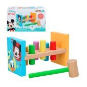 Деревянная развивающая игрушка с молотком 21 см, Disney Baby от 12 месяцев+ CB48707