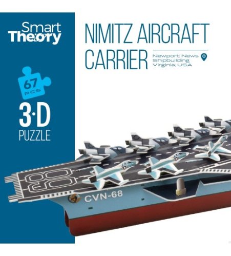 Пазл 3D авианосец класса USS Nimitz (CVN-68) ВМС США 67 шт. 3+ CB49663 Пазл 3D авианосец класса USS Nimitz (CVN-68) ВМС США 67 шт. 3+ CB49663