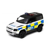 Metāla auto modelis Land Rover Defender 90 (Police Edition) 1:36 KT5428P