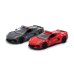 Металлическая авто моделька 2021 Corvette (Police/Firefighter) 1:36 KT5432PR