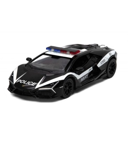 Металлическая авто моделька Lamborghini Revuelto (Police Edition) 1:38 KT5459P