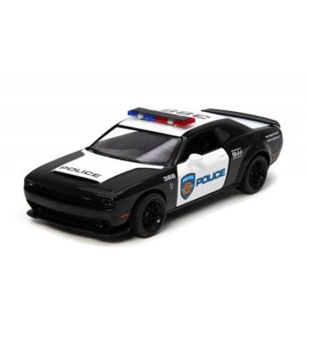 Металлическая авто моделька 2023 Dodge Challenger SRT Demon 170 (Police Edition) 1:40 KT5461P