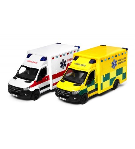Металлическая авто моделька Mercedes-Benz Sprinter (Ambulance Edition) 1:48 KT5477