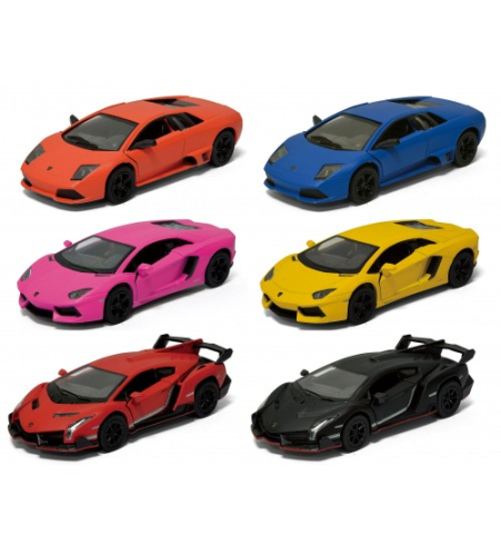 Металлическая моделька машинка Matte Lamborghini Kinsmart Металлическая моделька машинка Matte Lamborghini Kinsmart