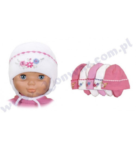 44-48 cm bērnu cepure meitenēm P-CZ-295 dažādas krāsas 44-48 cm bērnu cepure meitenēm P-CZ-295 dažādas krāsas