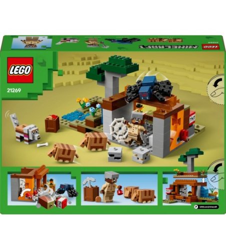 Lego Minecraft конструктор Разведка шахты с помощью бронетехники 247 шт. 8+ 21269