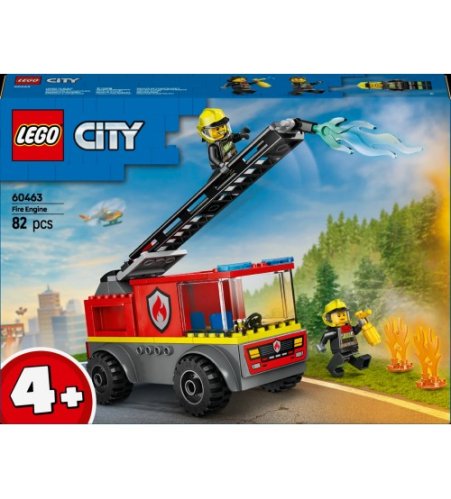 Lego City Пожарная машина с лестницей 82 шт. 4+ 60463