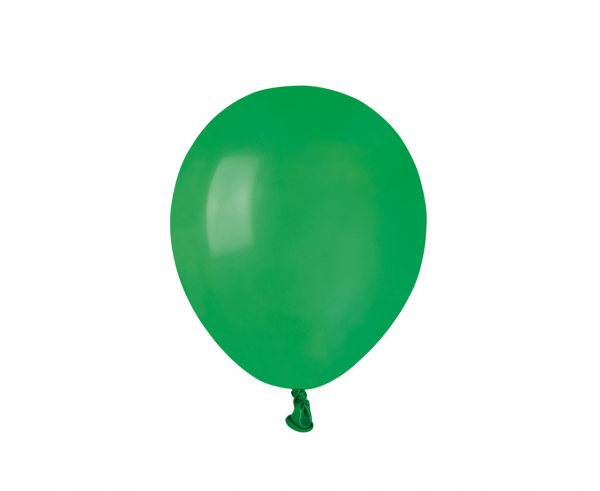 Balloon A50 pastel 5 inches - dark green/ 100 pcs.